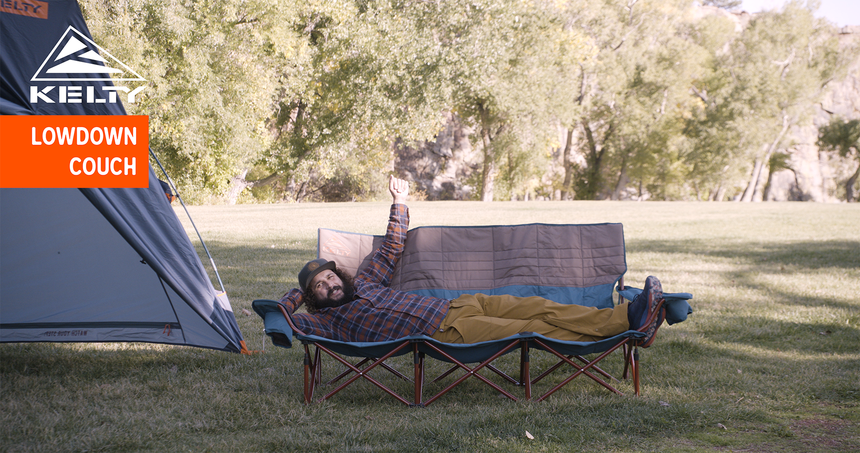 Amazon.com : Kelty Lowdown Couch - 3 Person Capacity Camping Chair